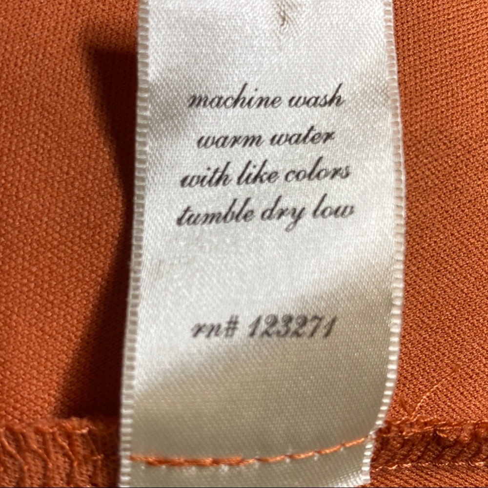 Miami orange mid-length halter dress size Medium - Picture 7 of 7